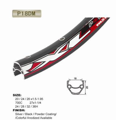 【帕威爾26寸自行車車圈、雙層輪圈 山地車車圈 P18DM 】價格_廠家_圖片 -